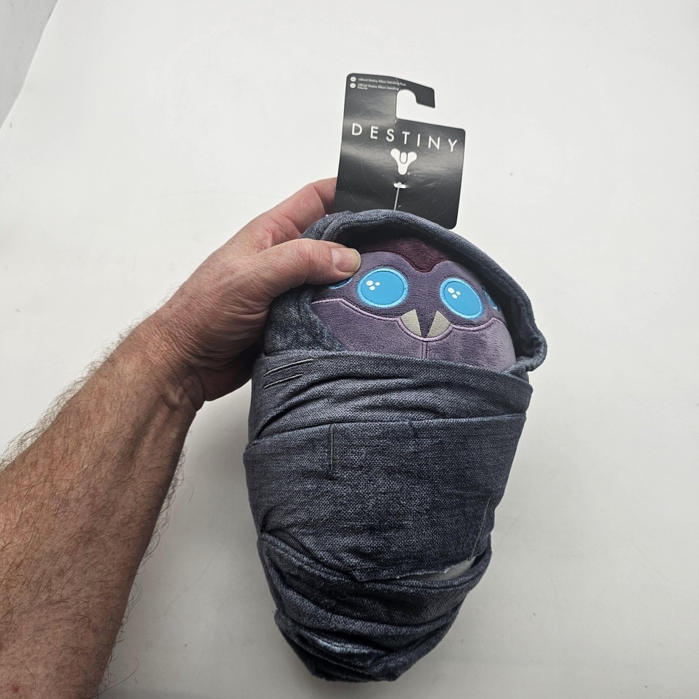Destiny Numskull Eliksni Hatchling Plush Doll Toy Grey Purple Small Bungie